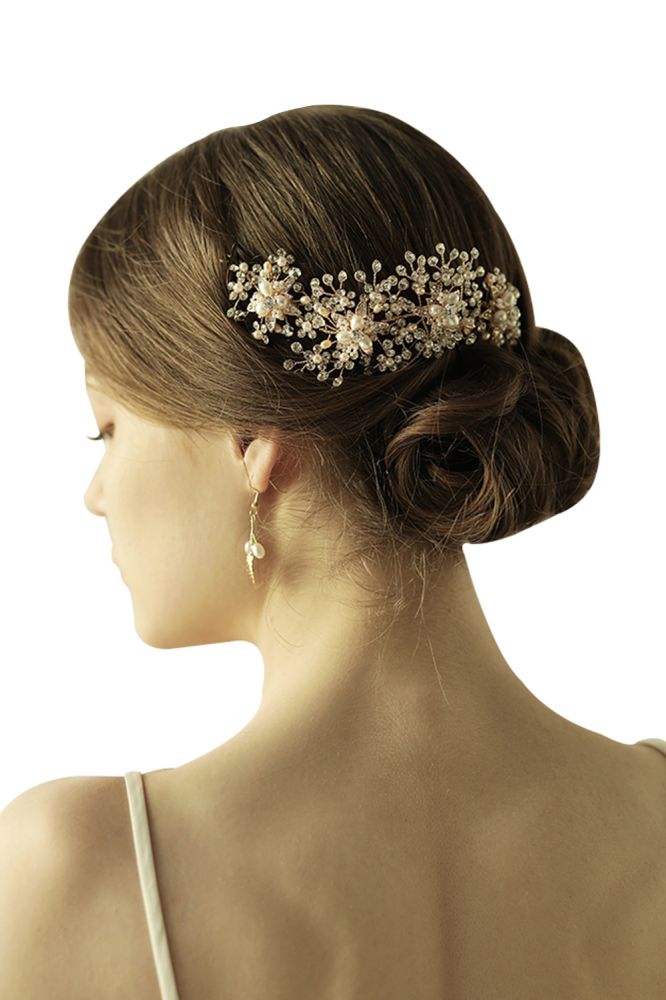 Luxury glamourous Alloy&Rhinestone Special Occasion &Wedding Headbands Headpiece with Imitation Pearls