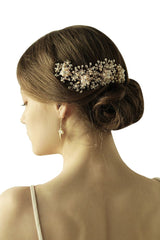 Luxury glamourous Alloy&Rhinestone Special Occasion &Wedding Headbands Headpiece with Imitation Pearls