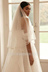 Luxury long sleeves a-line Off-the-shoulder Wedding dresses sequined