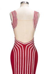 Mermaid Sleeveless Plus Size Floor Length Slit Sequins Patterns Prom Dresses