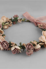 Plastic Flower Special Occasion Flower-Girl's-Headwear Pearls Headpiece