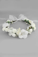 Plastic Flower Special Occasion Flower-Girl's-Headwear Pearls Headpiece