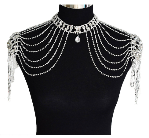 Pretty Diamond Bead Jewelry Necklace