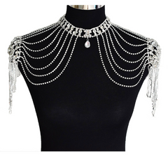 Pretty Diamond Bead Jewelry Necklace