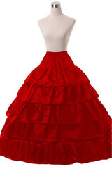 Scalloped Edge Cute Taffeta Ball Gown Party Petticoats