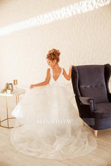 Simple Long A-line Tulle Sleeveless Flower Girl Dresses