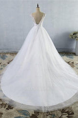Strapless s Princess Wedding Dress Sleeveless Bridal Wears weep Train