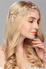 Stunning Alloy &Imitation Pearls Headbands Rhinestone Headpiece