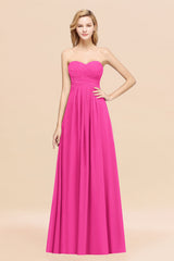 Vintage Sweetheart Long Grape Affordable Bridesmaid dresses