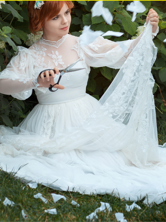 Alter Wedding Dress Without Sewing