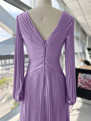 A Line Princess V Neck Plus Size Mother Of The Bride Dresses With Ruched