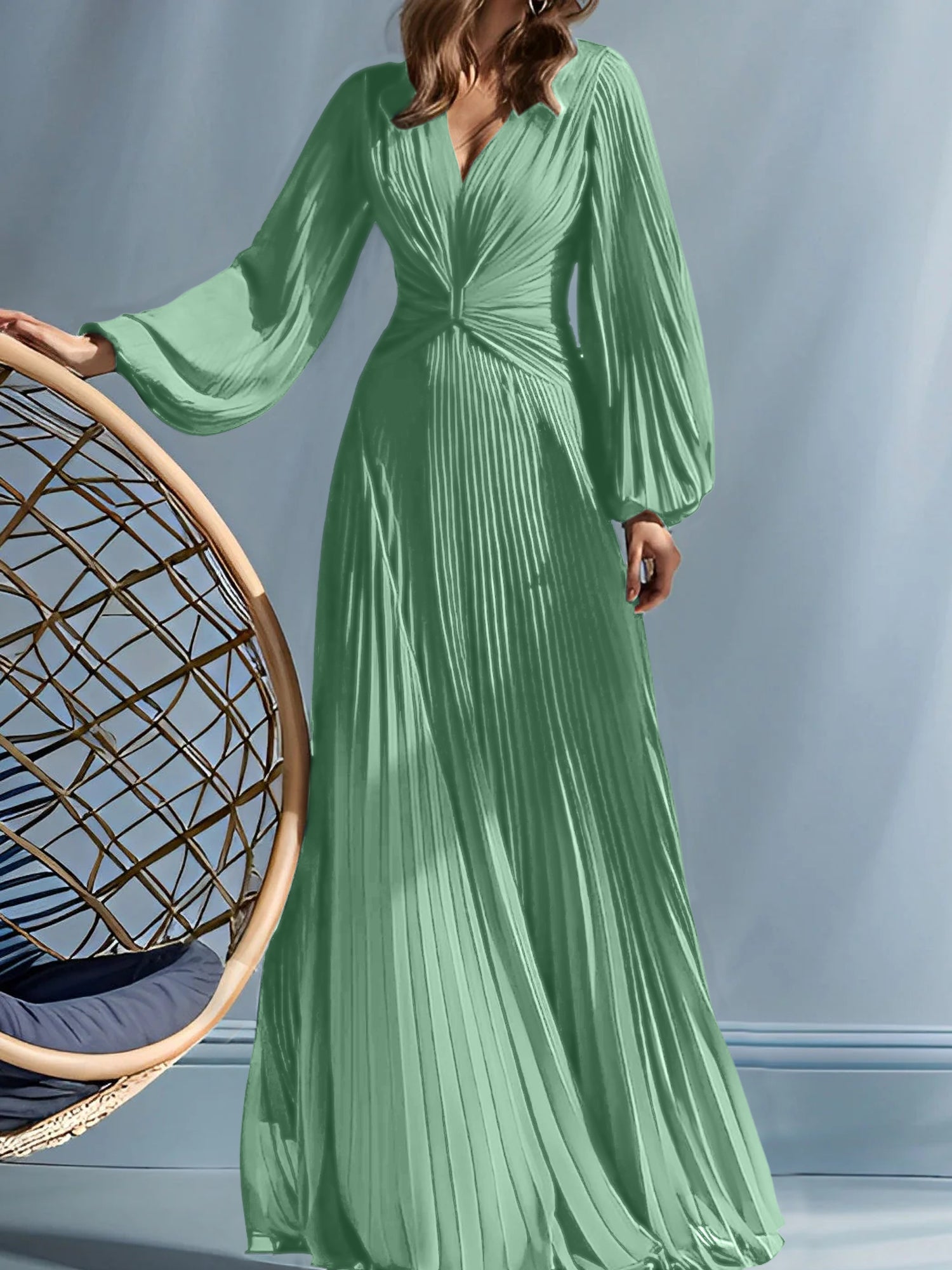 A Line Princess V Neck Mother Of The Bride Dresses With Ruched