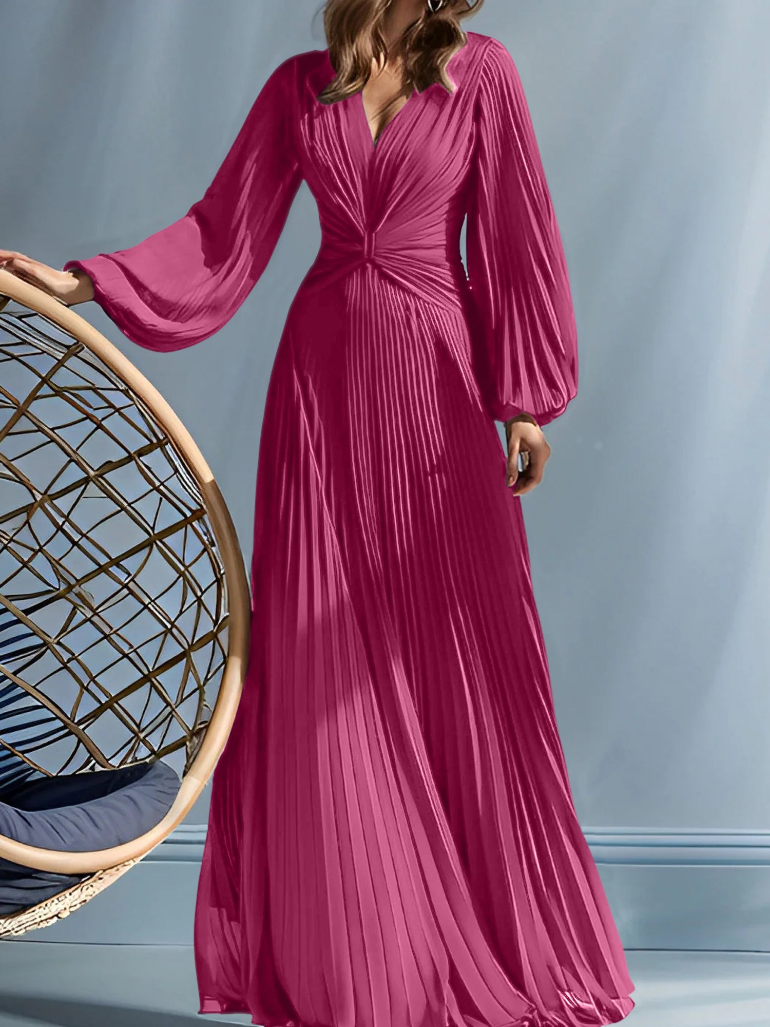 A Line Princess V Neck Mother Of The Bride Dresses With Ruched