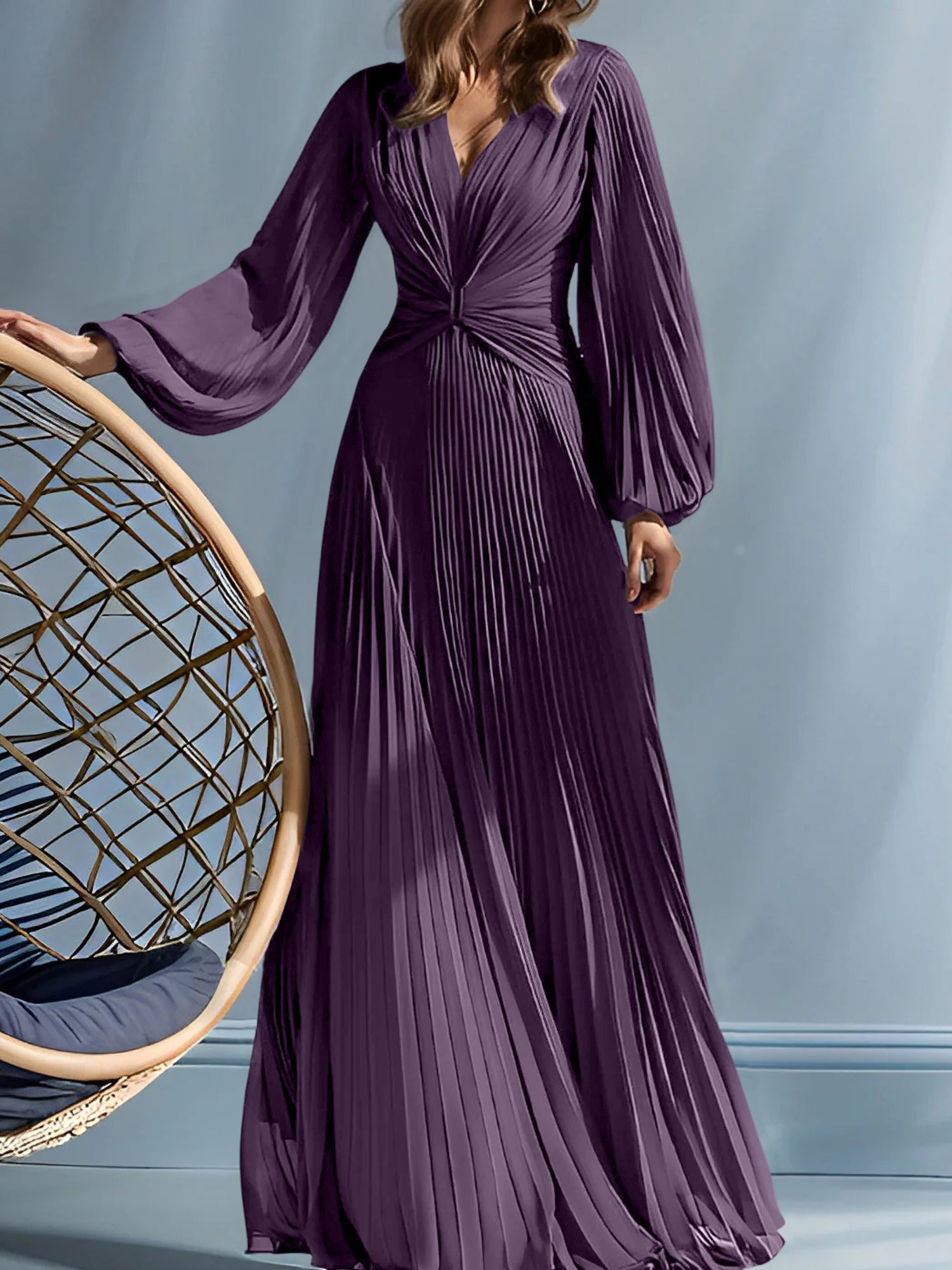 A Line Princess V Neck Mother Of The Bride Dresses With Ruched
