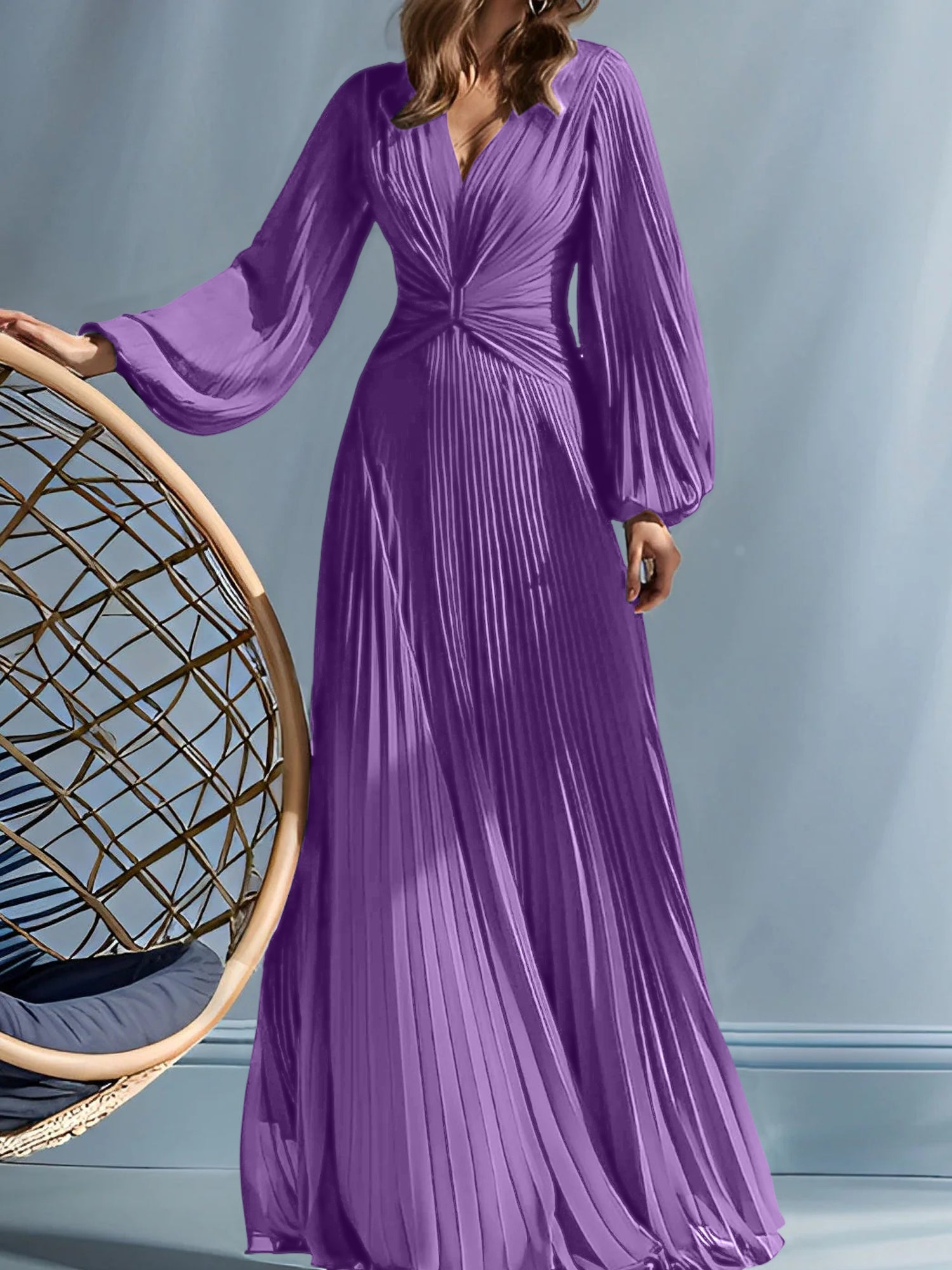 A Line Princess V Neck Mother Of The Bride Dresses With Ruched