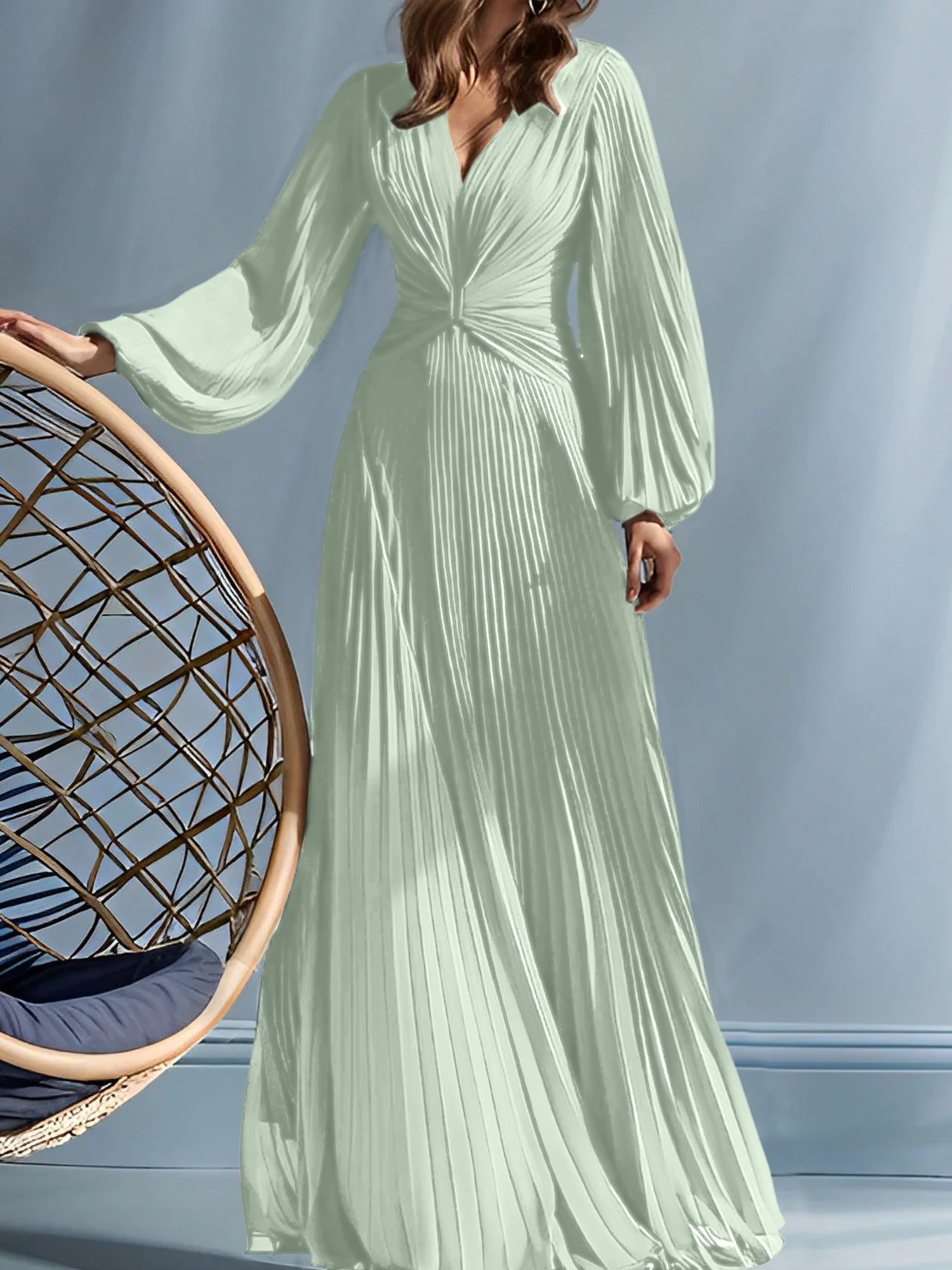 A Line Princess V Neck Mother Of The Bride Dresses With Ruched