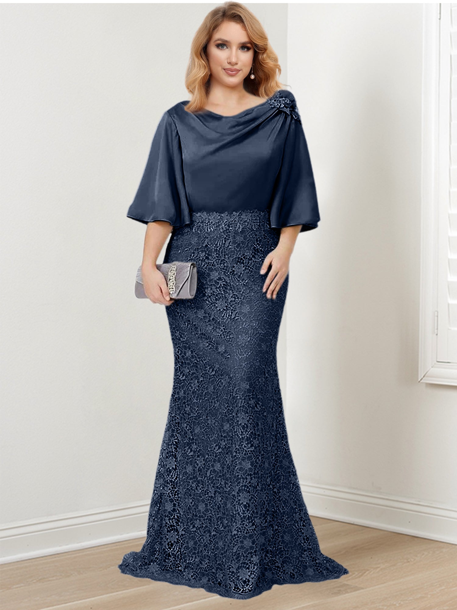 Trumpet Mermaid Mother Of The Bride Dresses With Applique
