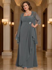 A Line Princess Spaghetti Straps Mother Of The Bride Dresses With Jacket