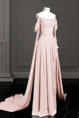 Off the Shoulder Strapless Sleeveless Long Formal Dress With Pleated