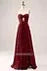 Gorgeous Fuchsia Strapless Cut Out Draped Pleated Formal Dress
