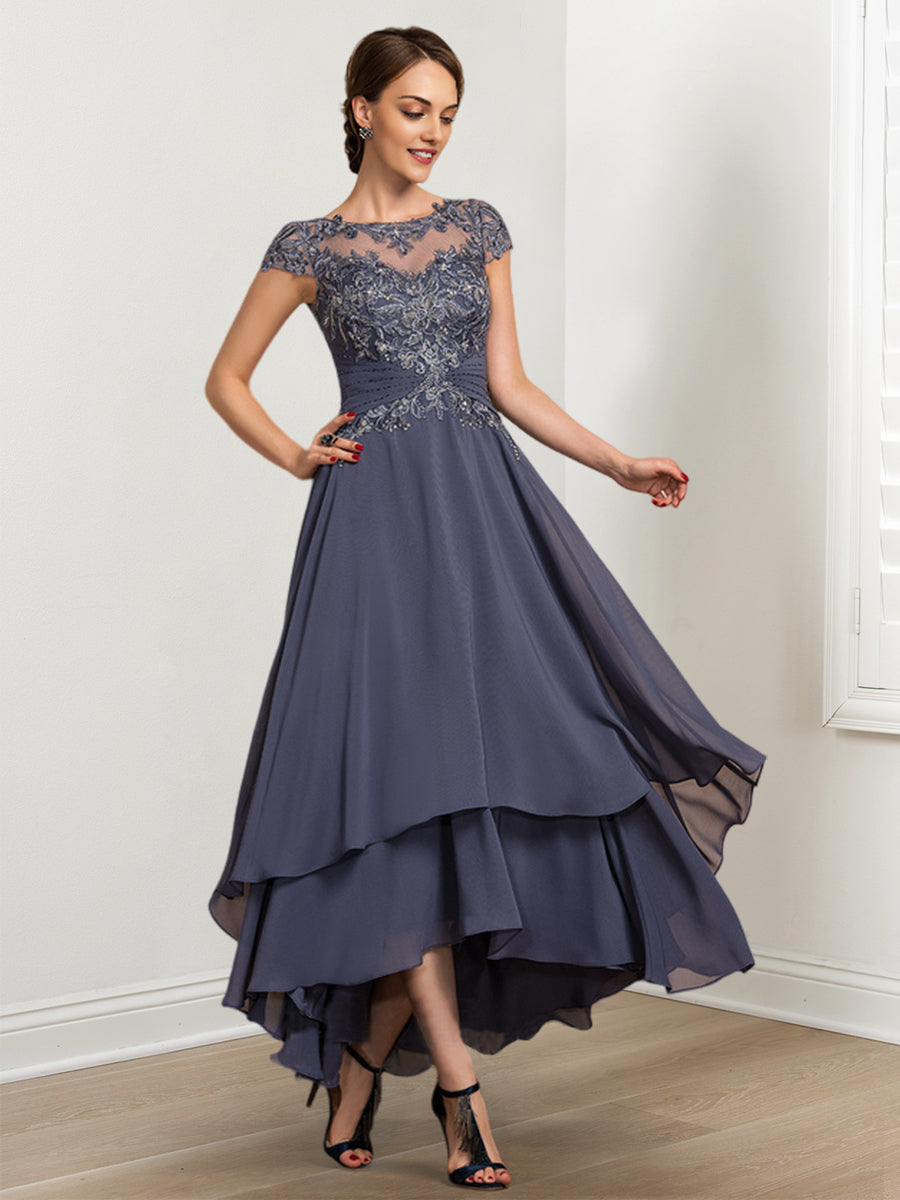A Line Princess Mother Of The Bride Dresses With Applique
