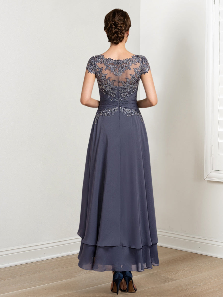 A Line Princess Mother Of The Bride Dresses With Applique