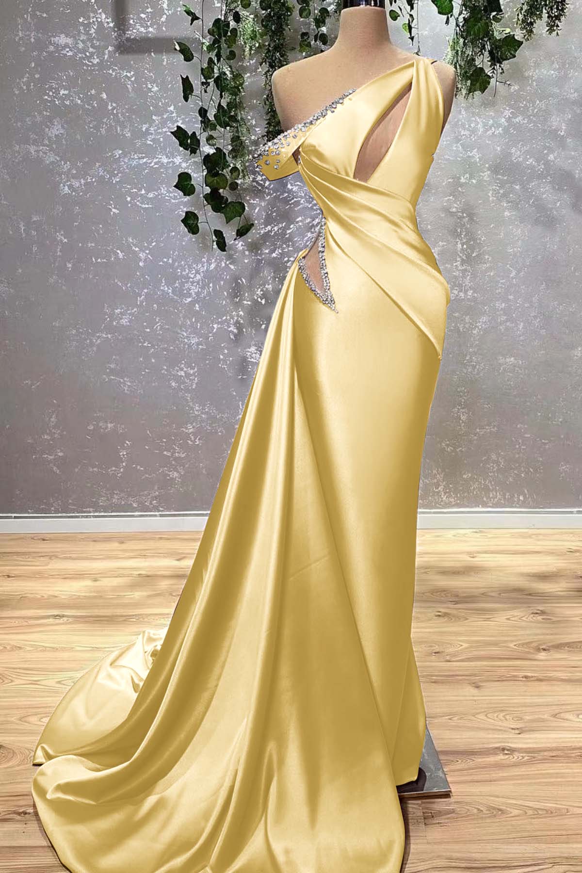 Lilac Off the Shoulder Sleeveless Mermaid Formal Dress With Beading