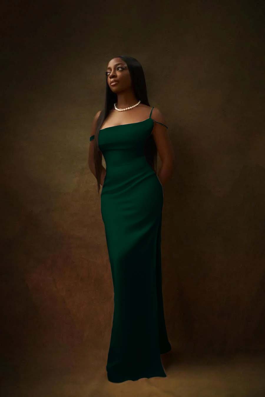 One Shoulder Sleeveless Split Long Formal Dress With Pleated Beading