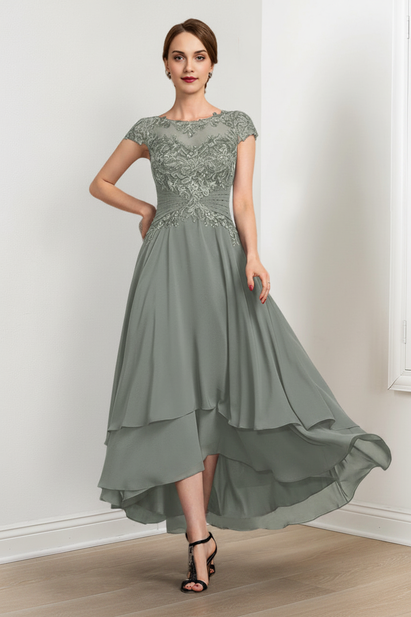 A-Line/Princess Mother of the Bride Dresses with Applique