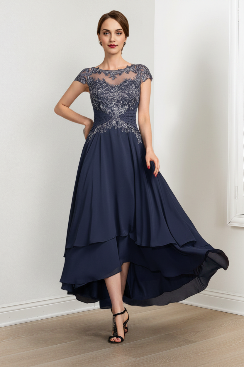 A-Line/Princess Mother of the Bride Dresses with Applique