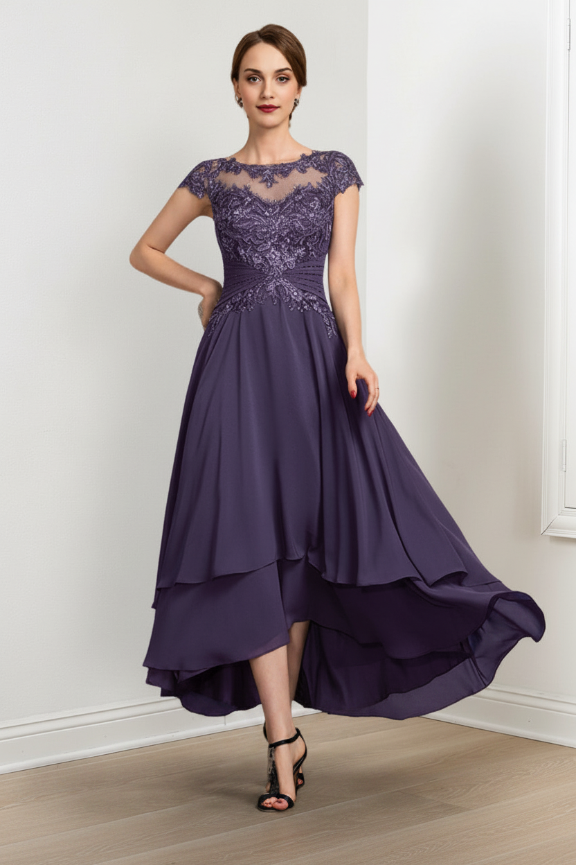 A-Line/Princess Mother of the Bride Dresses with Applique