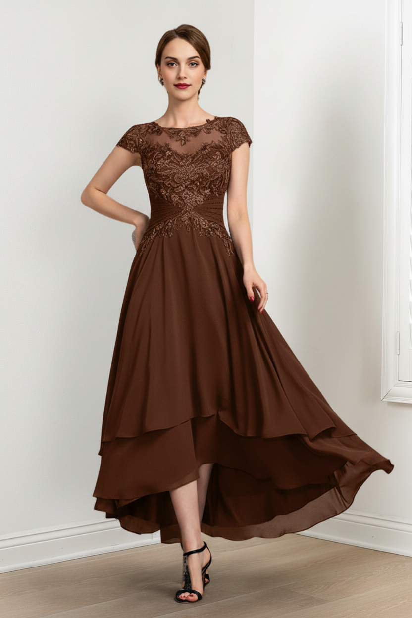 A-Line/Princess Mother of the Bride Dresses with Applique