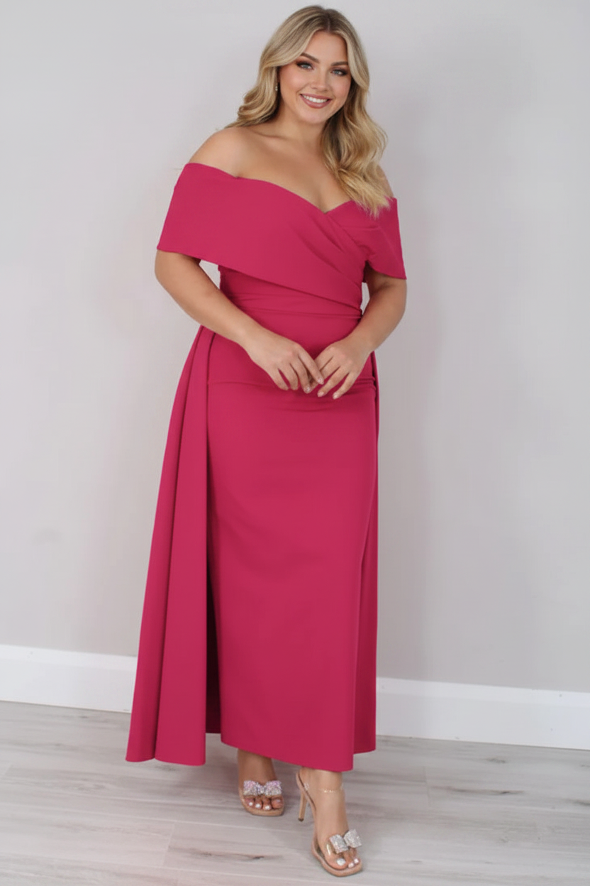 A-Line/Princess Off-the-Shoulder Ankle-Length Mother of the Bride Dresses
