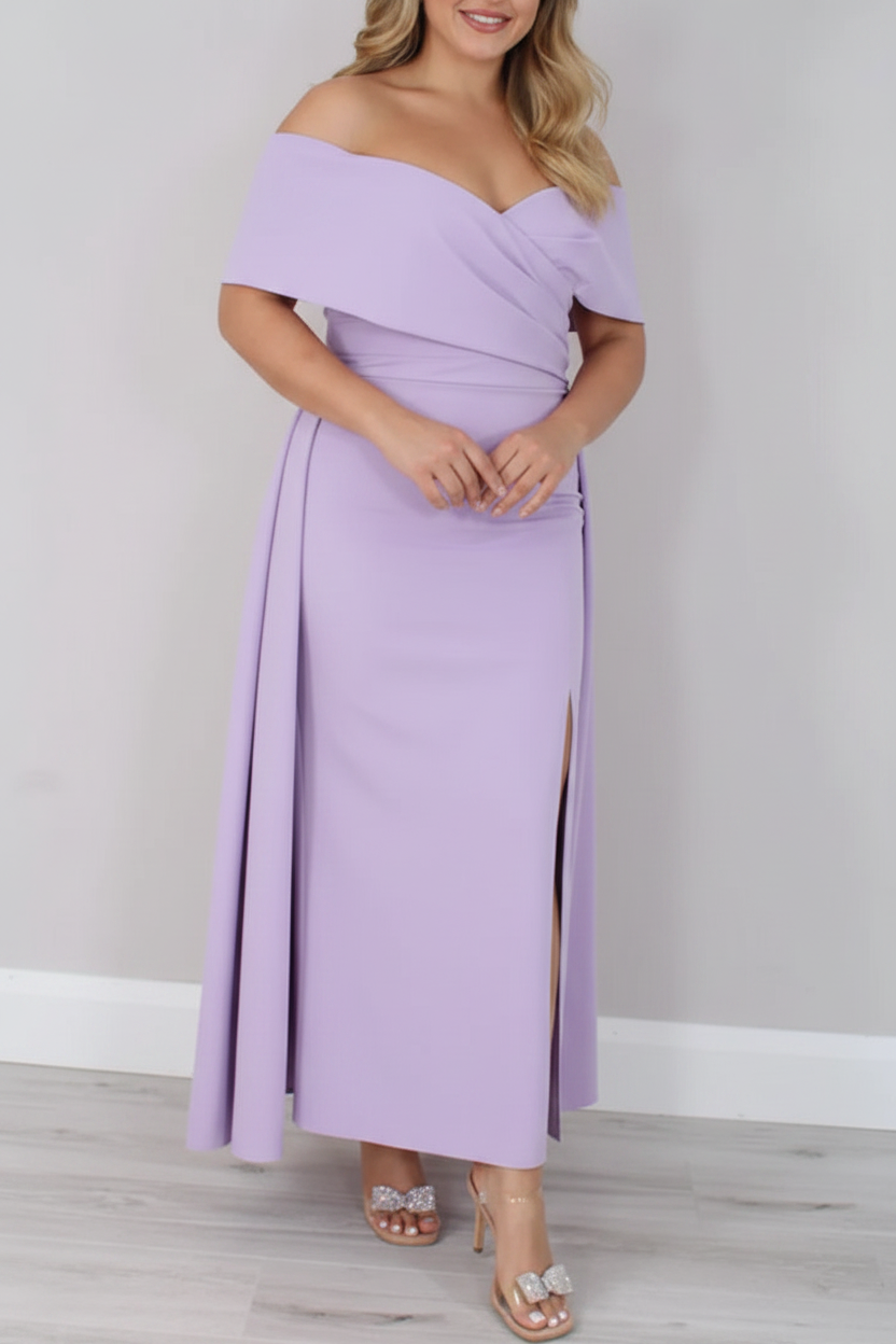 A-Line/Princess Off-the-Shoulder Ankle-Length Mother of the Bride Dresses