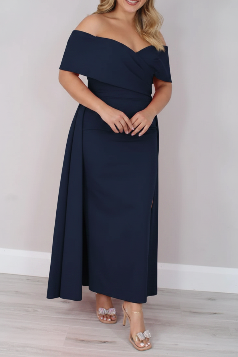 A-Line/Princess Off-the-Shoulder Ankle-Length Mother of the Bride Dresses