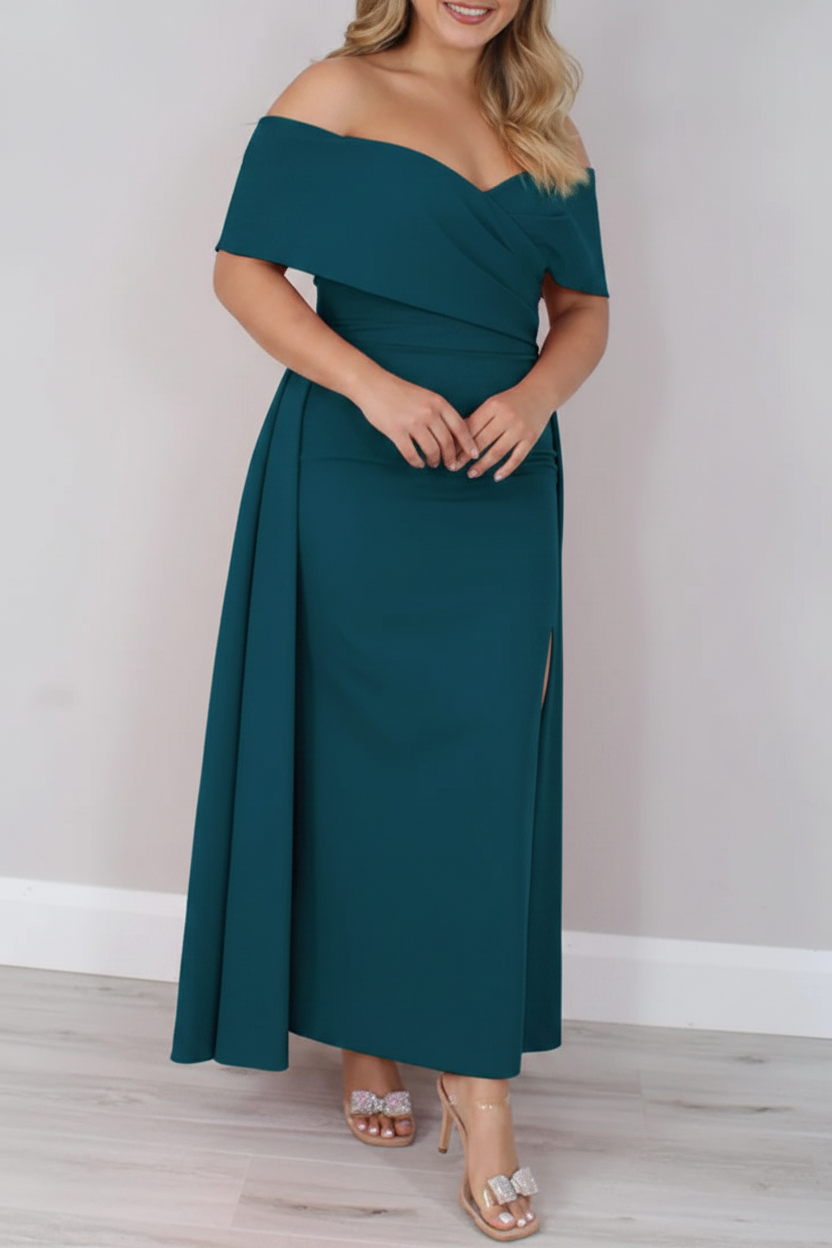 A-Line/Princess Off-the-Shoulder Ankle-Length Mother of the Bride Dresses