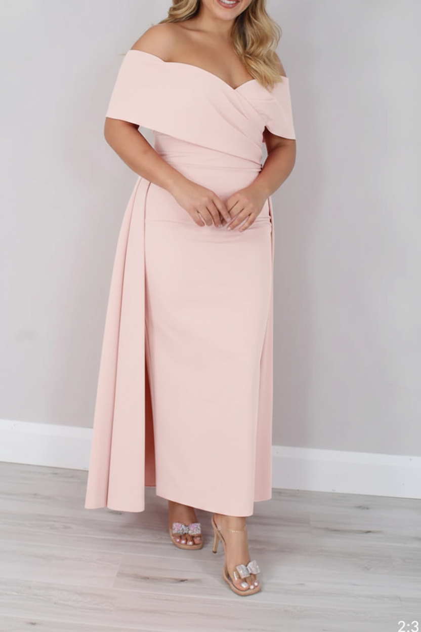 A-Line/Princess Off-the-Shoulder Ankle-Length Mother of the Bride Dresses