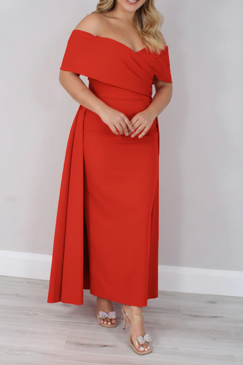 A-Line/Princess Off-the-Shoulder Ankle-Length Mother of the Bride Dresses