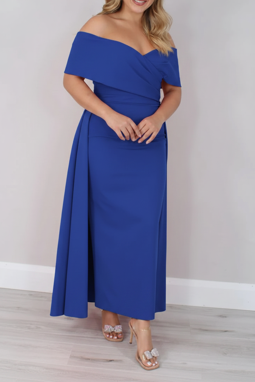 A-Line/Princess Off-the-Shoulder Ankle-Length Mother of the Bride Dresses