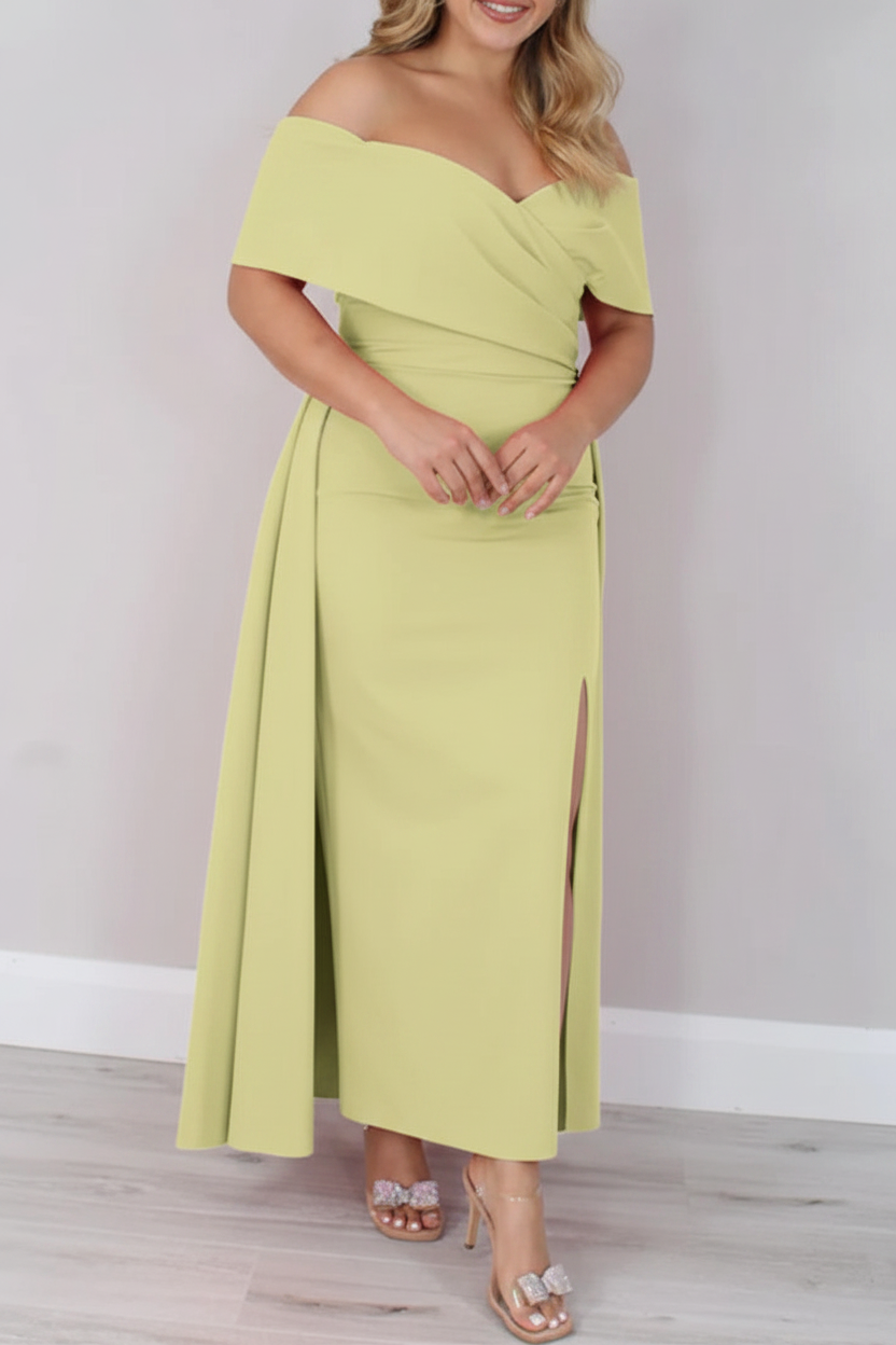 A-Line/Princess Off-the-Shoulder Ankle-Length Mother of the Bride Dresses