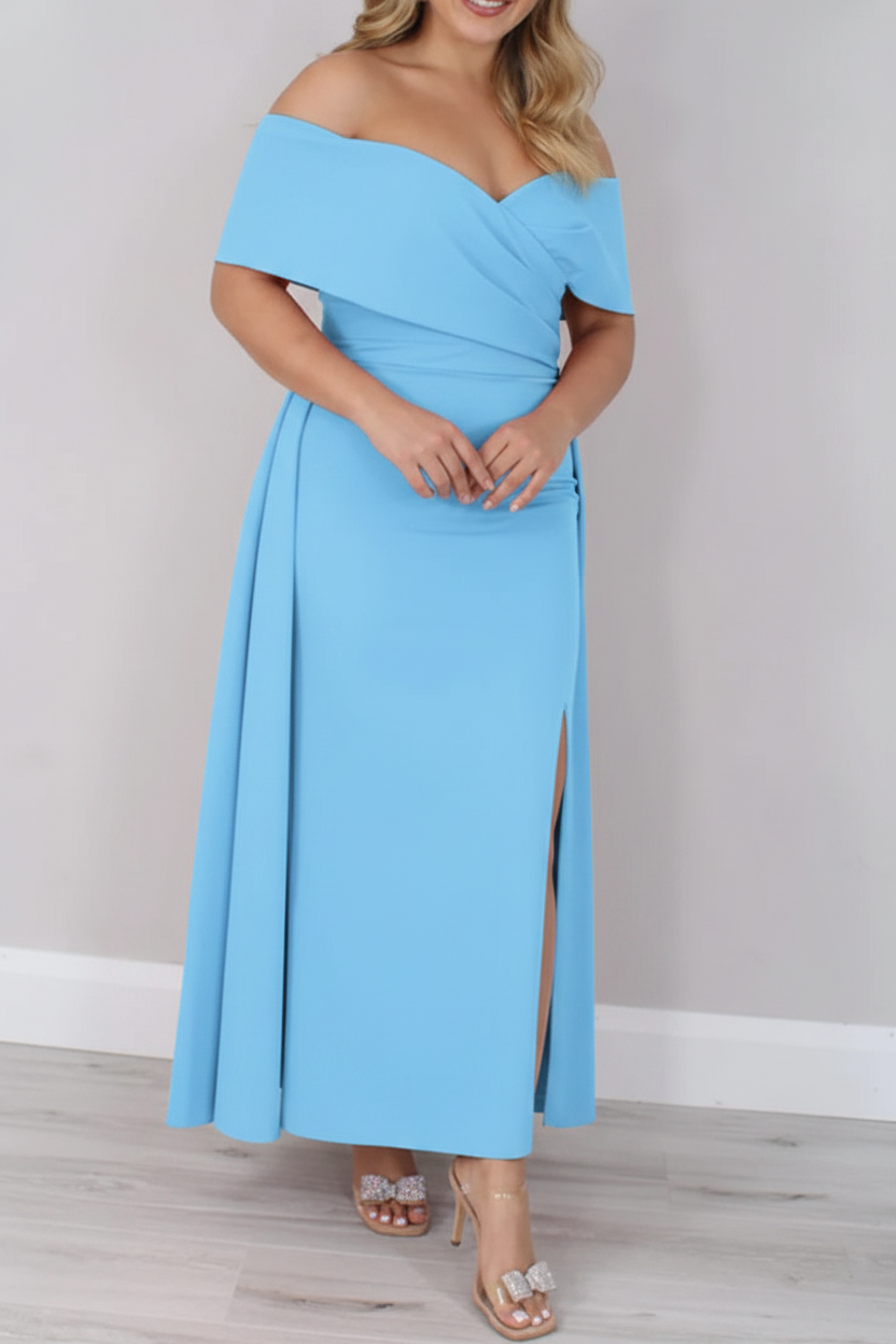 A-Line/Princess Off-the-Shoulder Ankle-Length Mother of the Bride Dresses