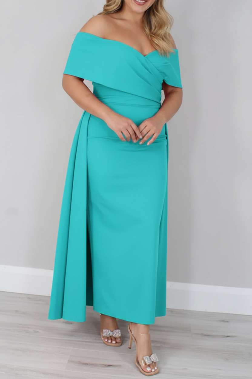 A-Line/Princess Off-the-Shoulder Ankle-Length Mother of the Bride Dresses