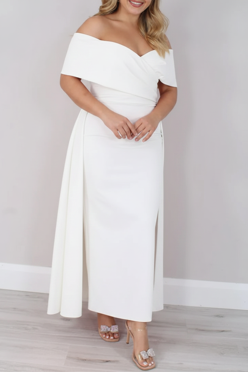 A-Line/Princess Off-the-Shoulder Ankle-Length Mother of the Bride Dresses