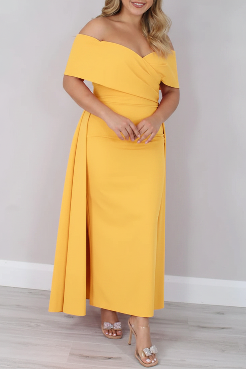 A-Line/Princess Off-the-Shoulder Ankle-Length Mother of the Bride Dresses