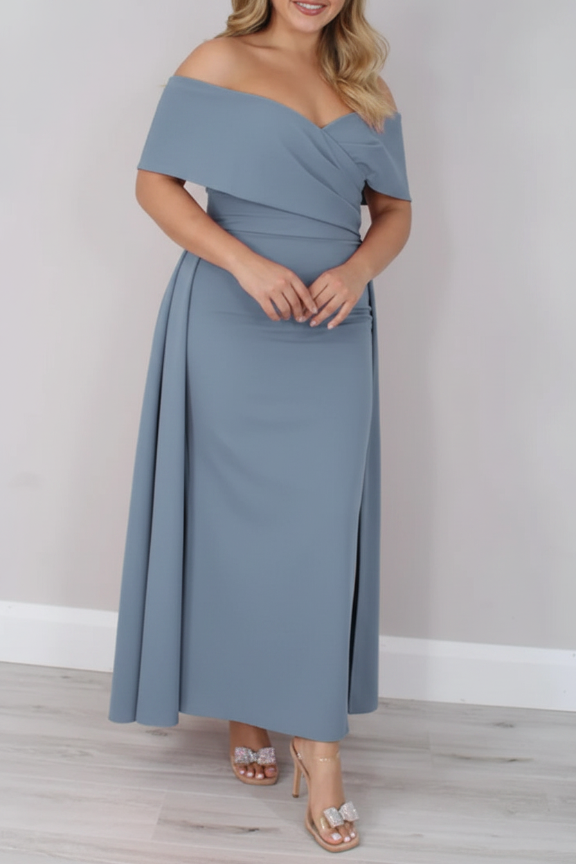 A-Line/Princess Off-the-Shoulder Ankle-Length Mother of the Bride Dresses