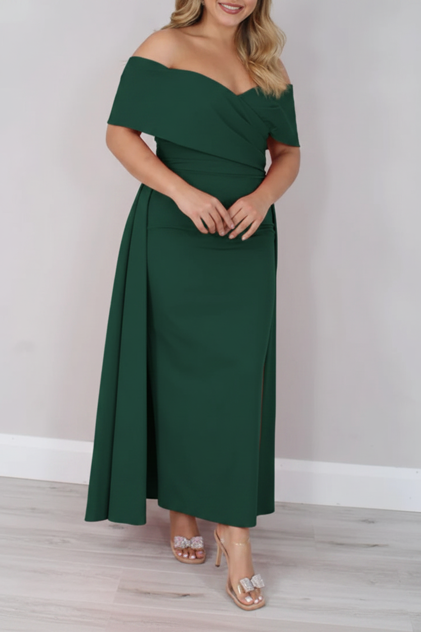 A-Line/Princess Off-the-Shoulder Ankle-Length Mother of the Bride Dresses