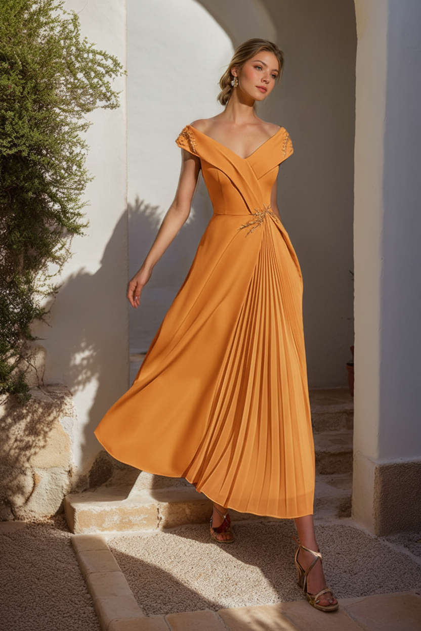 A-Line/Princess Off-the-Shoulder Sleeveless Mother of the Bride & Groom Dresses with Ruffles