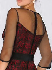 A-Line/Princess Sweetheart Mother Of The Bride & Groom Dresses With Printed Flower & High Split