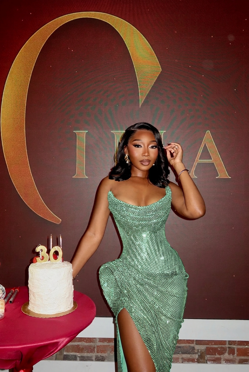 Mint green strapless split-front mermaid prom dress