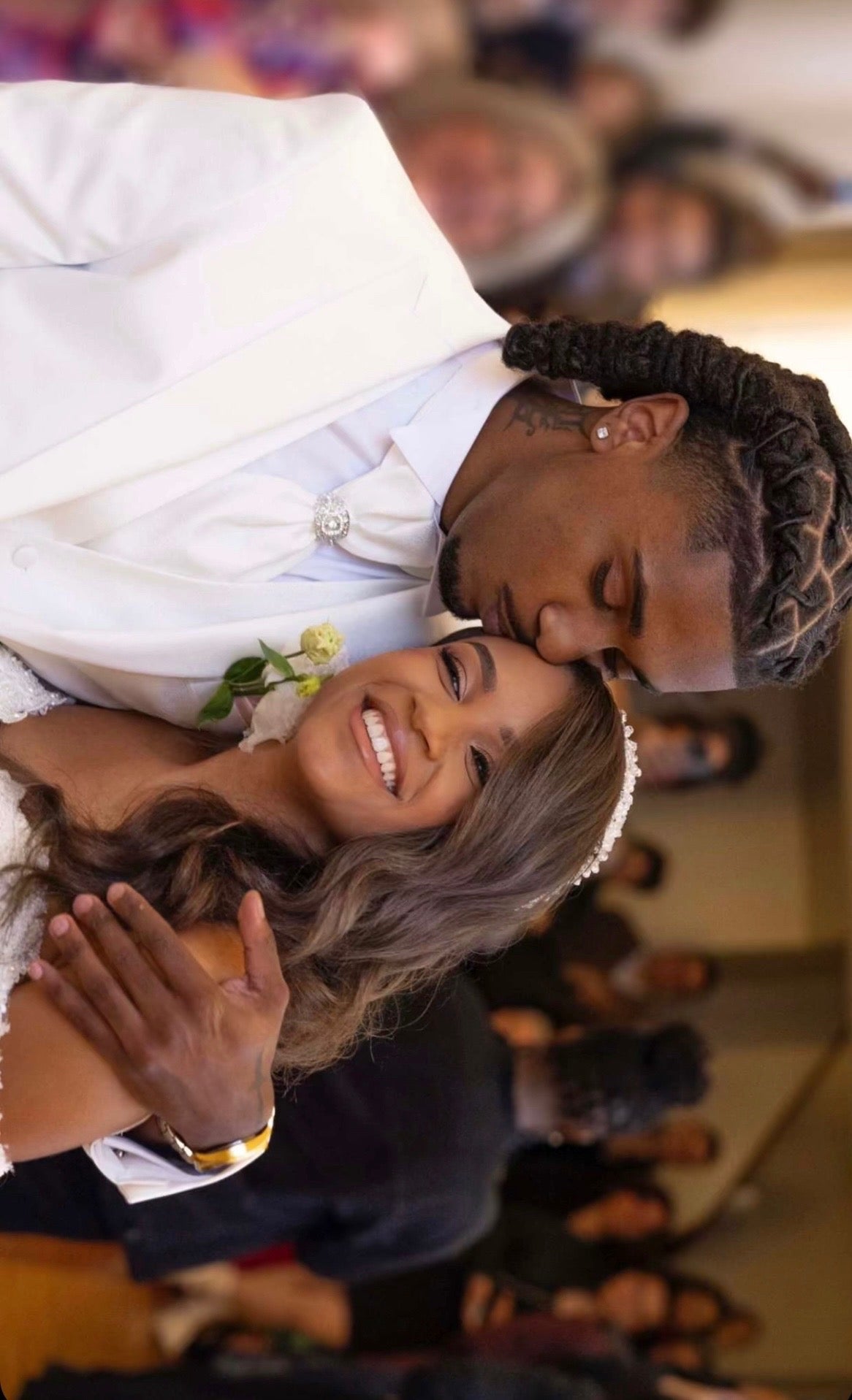 Beautiful Long White Mermaid Off-the-shoulder Lace Corset Wedding Dress with Long Sleeves